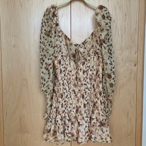 NWT William B. leopard dress